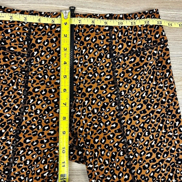 Free People Leopard Lucky Strike Bike Shorts - Size S - Picture 5 of 6